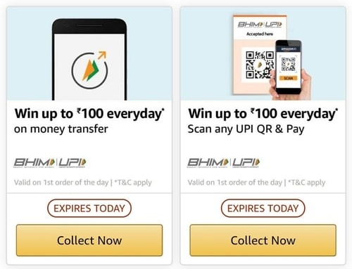 Amazon Pay UPI Money Transfer Offer