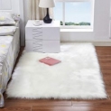 Chetanya Super Soft Faux Sheepskin Washable Carpet Warm Hairy Seat Pad,Fluffy Rugs, Faux Fur Mats for Floor, Chairs,Sofas, Living Room, Bedroom Home Decor 60X40Cm: (5 x 7 feet)