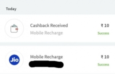 Freecharge – Get Rs.10 Cashback On Rs.10 Recharge