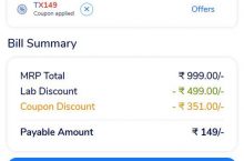 Medibuddy Loot : Book MediBuddy Swift Health Checkup (44 Tests) at Rs. 99/-