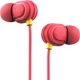 Mivi WERRW1-RD Wired Headset  (Red, Wired in the ear)