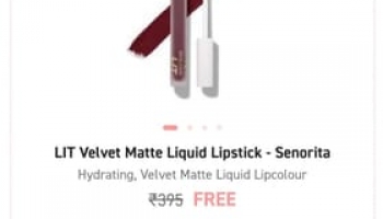 Get MyGlamm FREE Lipstick by Completing 10 Second Survey