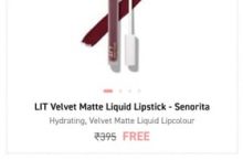 Get MyGlamm FREE Lipstick by Completing 10 Second Survey