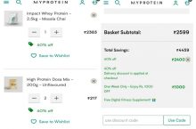 MyProtein 67% Off On Impact Whey Protein (New Coupon Code)