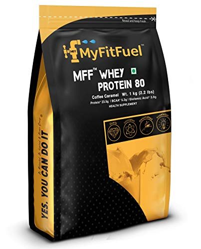 Myfitfuel Mff Whey Protein 80 Coffee Caramel(1 Kg) (2.2 Lbs)