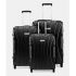 S01-3 COMBO SET (28+24+20) Cabin & Check-in Luggage – 75 cm  (Black)