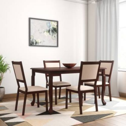 Woodness Vivian Solid Wood 4 Seater Dining Set